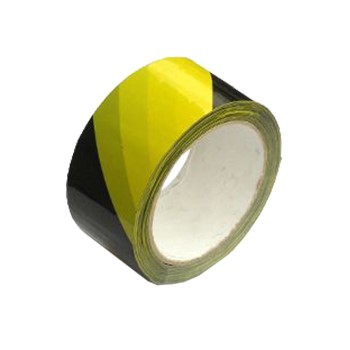 Lepící páska 48 mm x 66 m žluto-černá