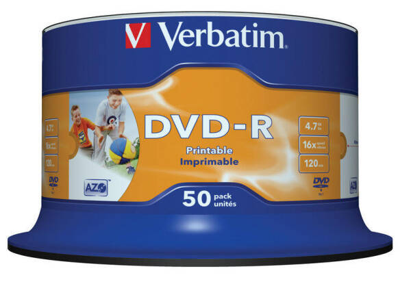 DVD-,+R Verbatim 4,7GB spindl